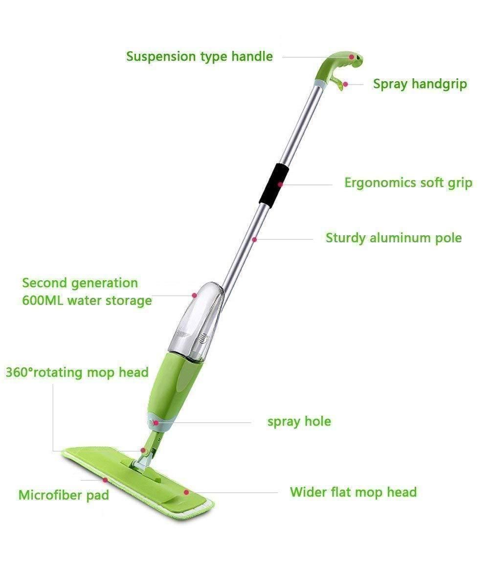 Spray Mop - 360 Degree Handle Wet & Dry