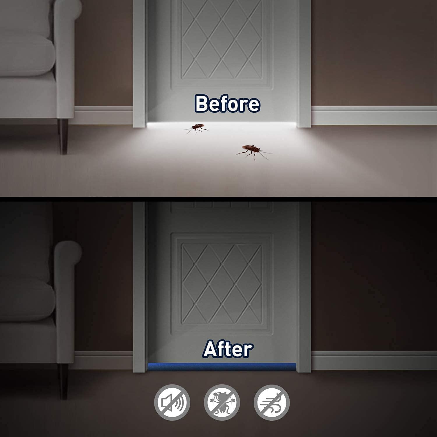 Door Protector- Door Draft Fabric Cover Guard